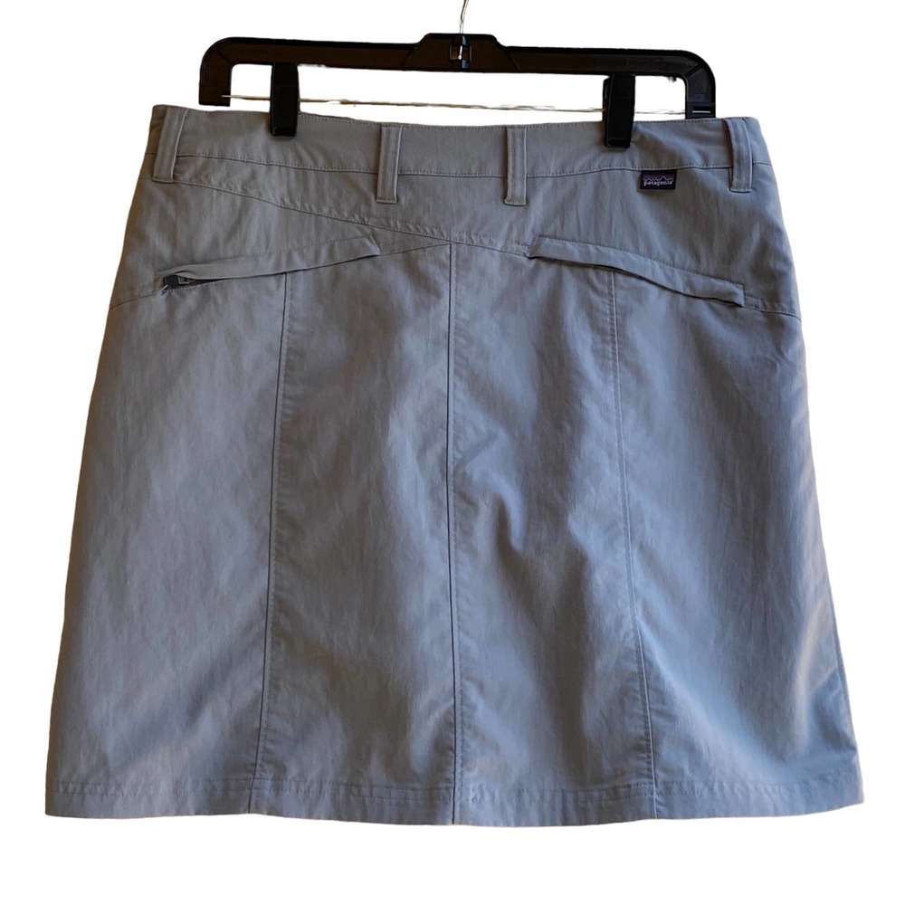 Patagonia Gray Skort Hiking Skirt Women’s Size 8 - Picture 2 of 8